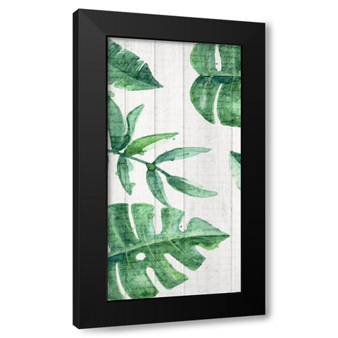 Tropics 1 Black Modern Wood Framed Art Print with Double Matting by Kimberly, Allen