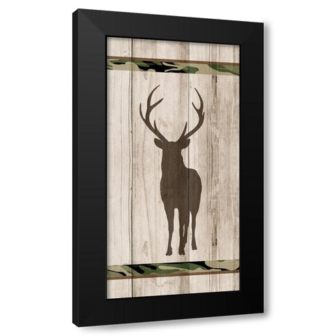 Wood Panel 1 Black Modern Wood Framed Art Print by Kimberly, Allen