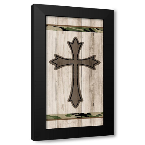 Wood Panel 2 Black Modern Wood Framed Art Print by Kimberly, Allen
