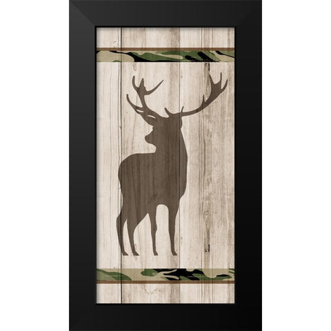 Wood Panel 3 Black Modern Wood Framed Art Print by Kimberly, Allen