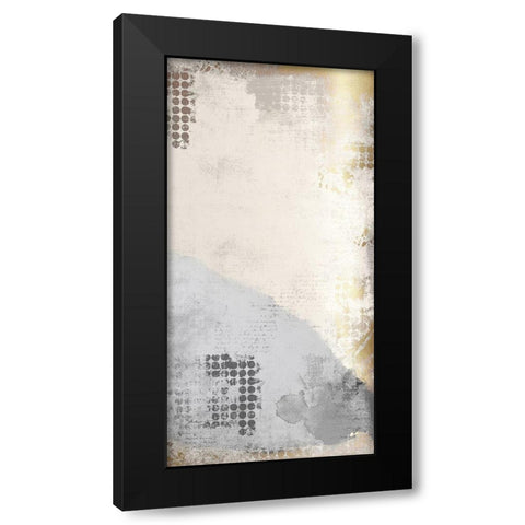 Gold Panel 2 Black Modern Wood Framed Art Print by Kimberly, Allen