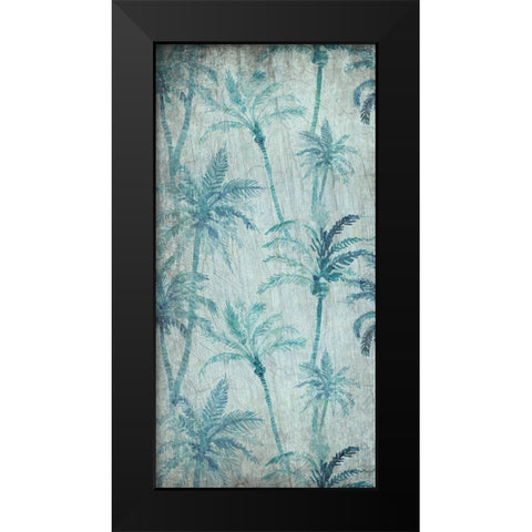 Tropical Breeze Black Modern Wood Framed Art Print by Kimberly, Allen