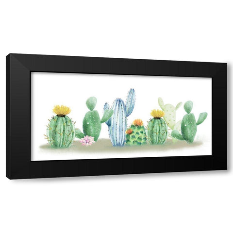 Cactus Dreaming Black Modern Wood Framed Art Print by Allen, Kimberly