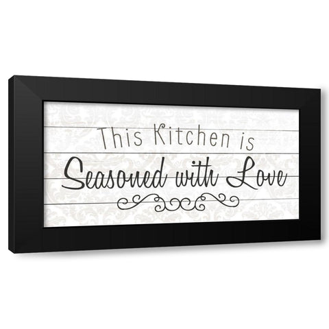 This Kitchen Black Modern Wood Framed Art Print with Double Matting by Kimberly, Allen