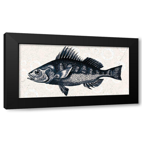 Sea Life 1 Black Modern Wood Framed Art Print by Kimberly, Allen