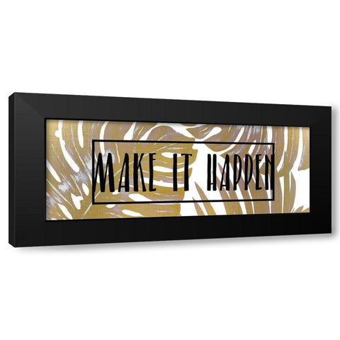 Positive A Black Modern Wood Framed Art Print by Kimberly, Allen