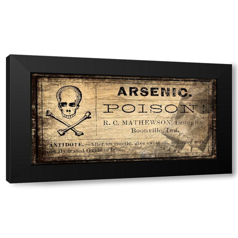 Arsenic v1 Black Modern Wood Framed Art Print by Kimberly, Allen