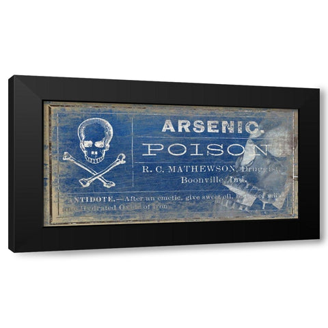Arsenic v2 Black Modern Wood Framed Art Print with Double Matting by Kimberly, Allen