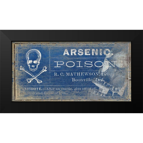 Arsenic v2 Black Modern Wood Framed Art Print by Kimberly, Allen