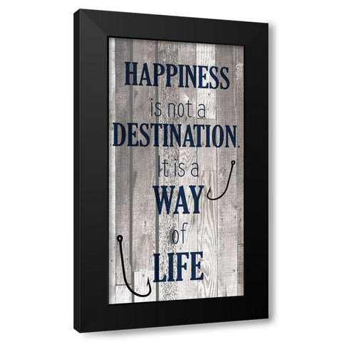 At the Lake D Black Modern Wood Framed Art Print by Kimberly, Allen