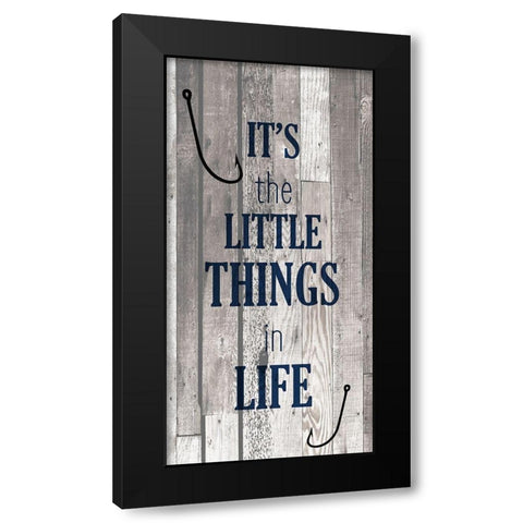 At the Lake E Black Modern Wood Framed Art Print with Double Matting by Kimberly, Allen