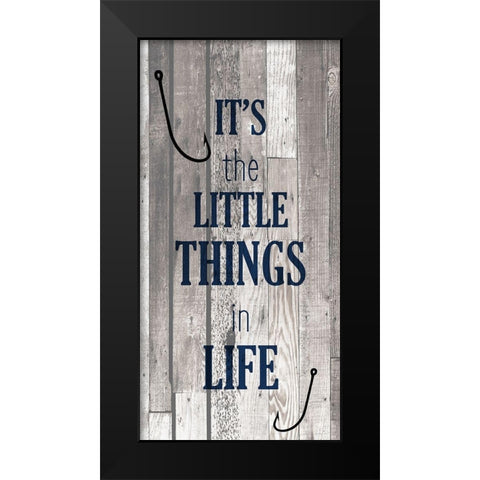At the Lake E Black Modern Wood Framed Art Print by Kimberly, Allen