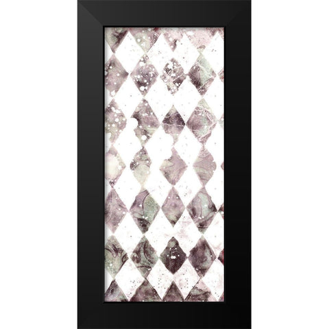 Faded Shapes 2 Black Modern Wood Framed Art Print by Kimberly, Allen