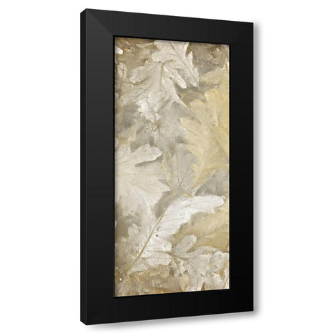 Natural Leaves 1 Black Modern Wood Framed Art Print by Kimberly, Allen