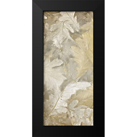 Natural Leaves 1 Black Modern Wood Framed Art Print by Kimberly, Allen