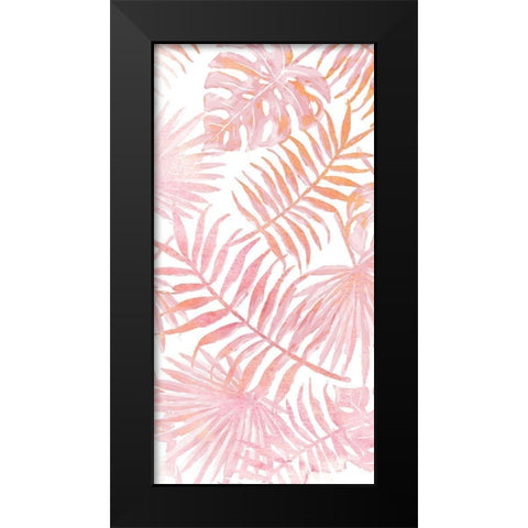 Tropical Paradise 1 Black Modern Wood Framed Art Print by Kimberly, Allen