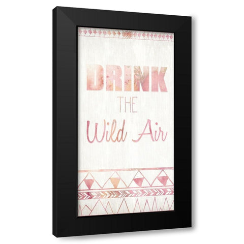 Live C Black Modern Wood Framed Art Print by Kimberly, Allen