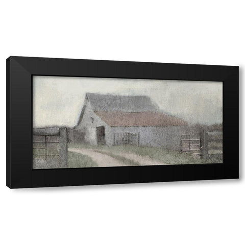 Through the Gate Black Modern Wood Framed Art Print by Kimberly, Allen