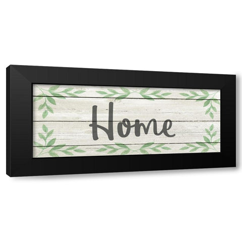 Home Black Modern Wood Framed Art Print by Kimberly, Allen