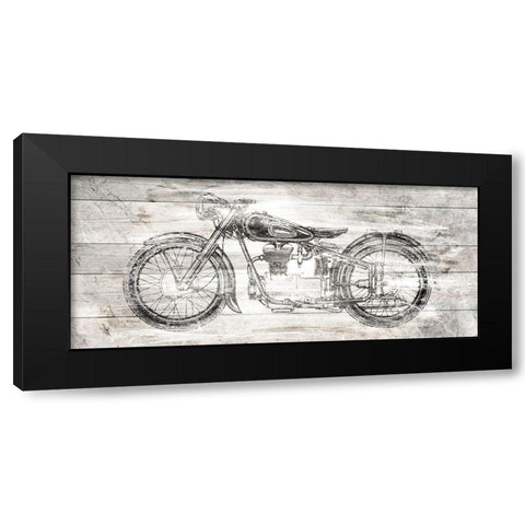 On the Road Black Modern Wood Framed Art Print with Double Matting by Kimberly, Allen