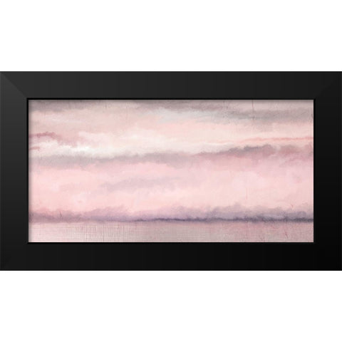 Blush Sky Black Modern Wood Framed Art Print by Kimberly, Allen