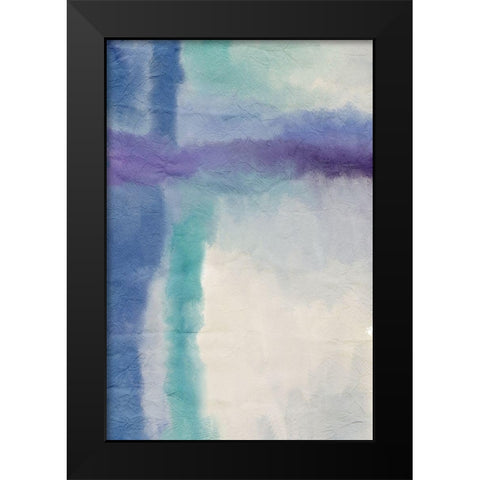 Jewel Cross Black Modern Wood Framed Art Print by Kimberly, Allen
