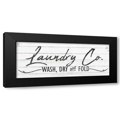 Laundry Co Black Modern Wood Framed Art Print with Double Matting by Kimberly, Allen