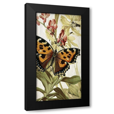 Butterfly World 2 Black Modern Wood Framed Art Print by Kimberly, Allen