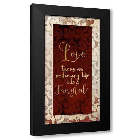 Fairytale Black Modern Wood Framed Art Print by Kimberly, Allen