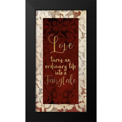 Fairytale Black Modern Wood Framed Art Print by Kimberly, Allen