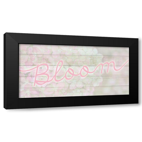 Bloom Black Modern Wood Framed Art Print with Double Matting by Kimberly, Allen