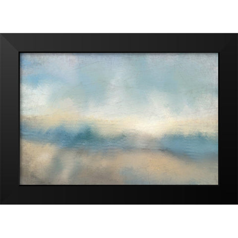 Blue Skies Black Modern Wood Framed Art Print by Kimberly, Allen