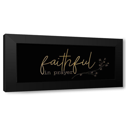 Be Joyful 3 Black Modern Wood Framed Art Print with Double Matting by Kimberly, Allen
