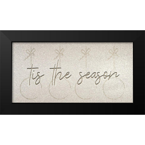 Christmas Romance 11 Black Modern Wood Framed Art Print by Kimberly, Allen
