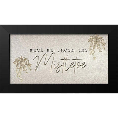 Christmas Romance 16 Black Modern Wood Framed Art Print by Kimberly, Allen