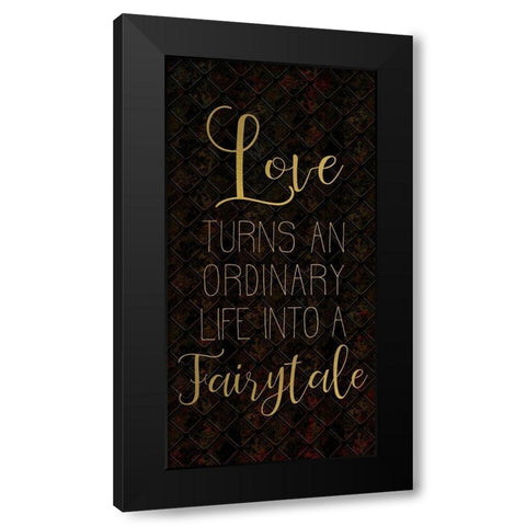 My Heart 2 Black Modern Wood Framed Art Print by Kimberly, Allen