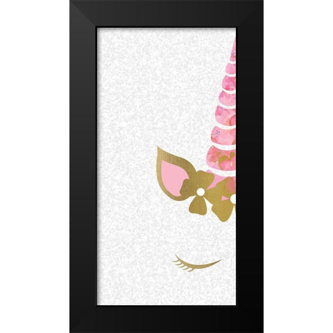 Believe 5 Black Modern Wood Framed Art Print by Kimberly, Allen