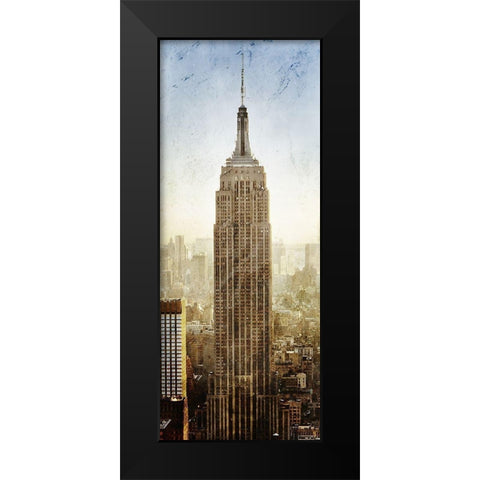 NY State of Mind 1 Black Modern Wood Framed Art Print by Kimberly, Allen