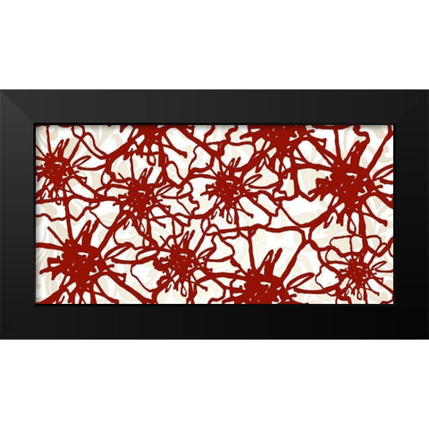 I Love Paris 2 Black Modern Wood Framed Art Print by Kimberly, Allen