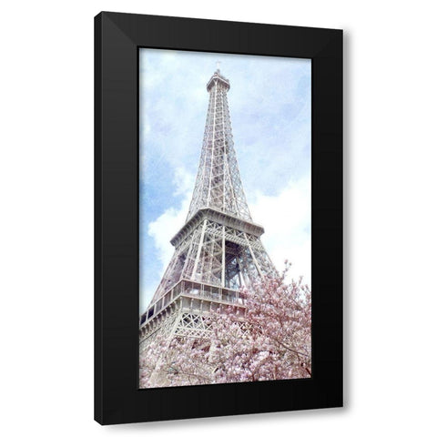 Paris in Bloom 1 Black Modern Wood Framed Art Print by Kimberly, Allen