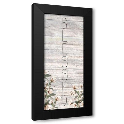 Cotton Home 4 Black Modern Wood Framed Art Print with Double Matting by Kimberly, Allen