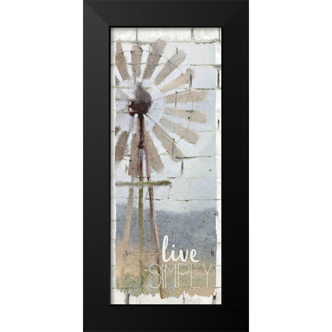 Life on the Farm 4 Black Modern Wood Framed Art Print by Kimberly, Allen