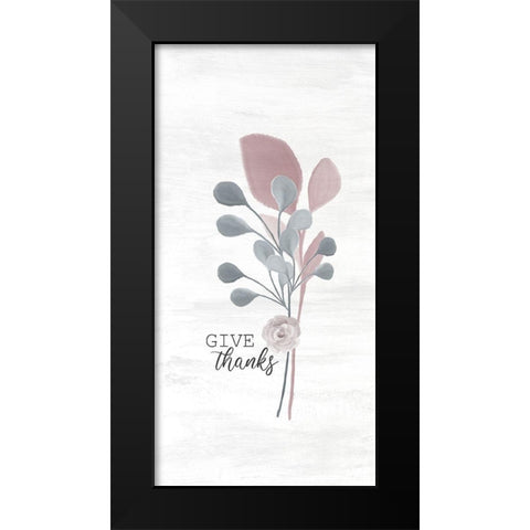 Wildflower Hope 5 Black Modern Wood Framed Art Print by Kimberly, Allen