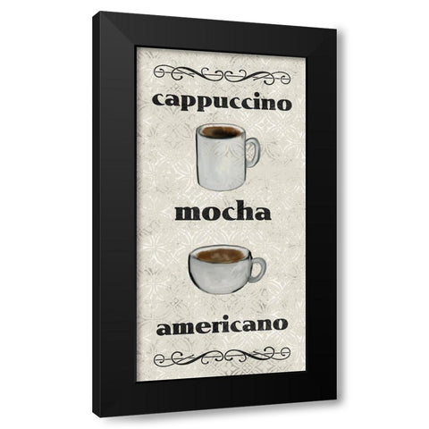 Coffee Life 3 Black Modern Wood Framed Art Print by Kimberly, Allen