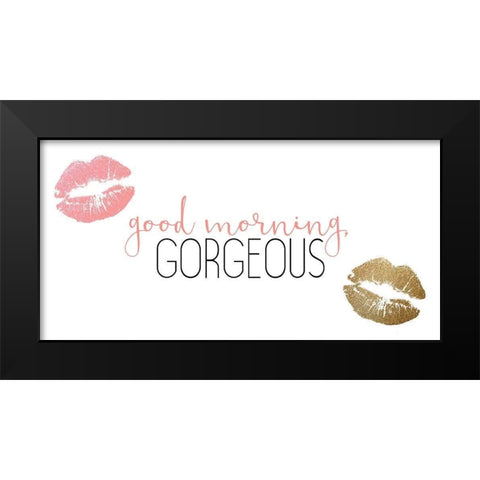 But First 2 Black Modern Wood Framed Art Print by Kimberly, Allen