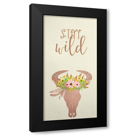 Create Wild 1 Black Modern Wood Framed Art Print with Double Matting by Kimberly, Allen
