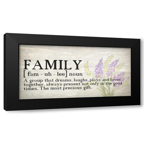 A Group That Dreams Black Modern Wood Framed Art Print with Double Matting by Kimberly, Allen