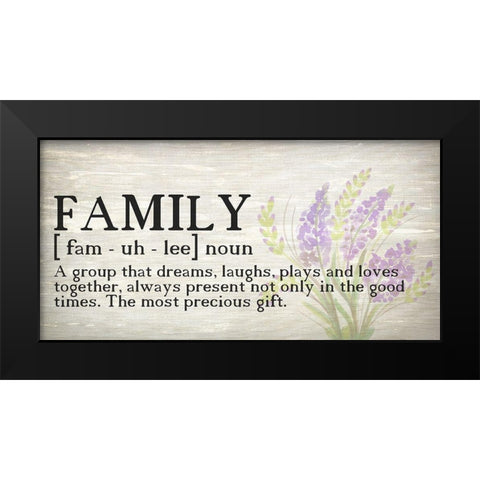A Group That Dreams Black Modern Wood Framed Art Print by Kimberly, Allen