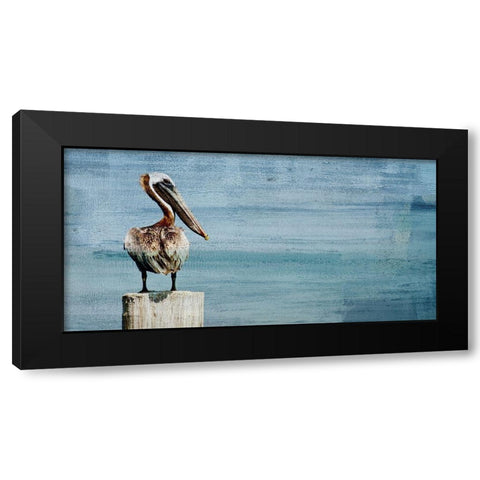 Watch Out Black Modern Wood Framed Art Print with Double Matting by Kimberly, Allen