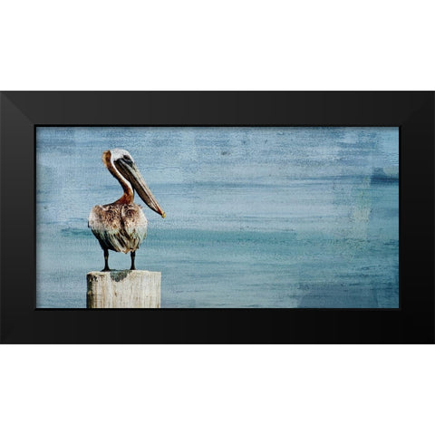Watch Out Black Modern Wood Framed Art Print by Kimberly, Allen